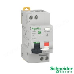INTRERUPATOR AUTOMAT 1P+N CU PROTECTIE DIFERENTIALA 16A 30mA SCHNEIDER EZ9D32616