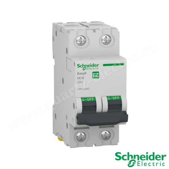 Intrerupator automat 2P 63A 4.5kA Schneider