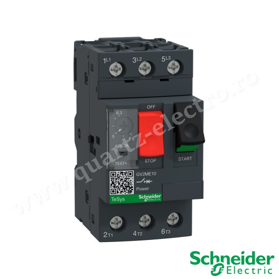INTRERUPATOR AUTOMAT DE PROTECTIE MOTOR GV2ME10(4-6.3) SCHNEIDER INTRERUPATOR AUTOMAT DE PROTECTIE MOTOR GV2ME10(4-6.3) SCHNEIDER
