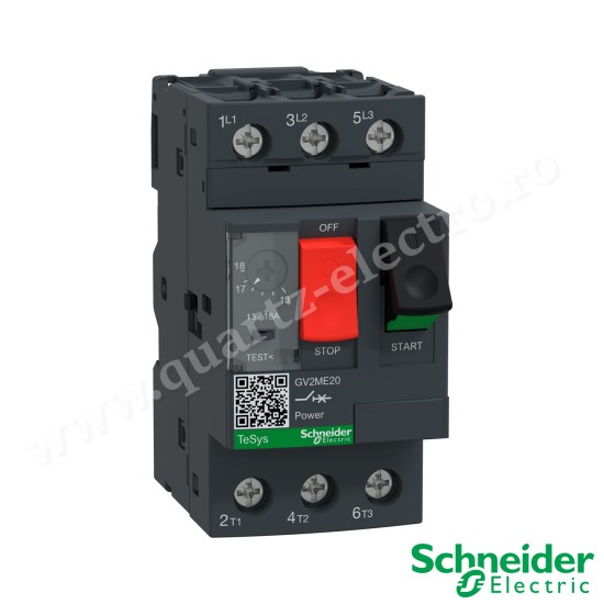 INTRERUPATOR AUTOMAT DE PROTECTIE MOTOR GV2ME20(13-18) SCHNEIDER INTRERUPATOR AUTOMAT DE PROTECTIE MOTOR GV2ME20(13-18) SCHNEIDER