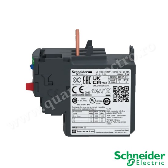RELEU TERMIC 1-1.7A LRD06 SCHNEIDER RELEU TERMIC 1-1.7A LRD06 SCHNEIDER