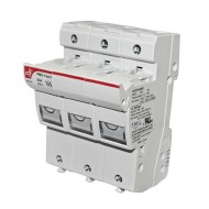 SOCLU TRIPOLAR SIGURANTE CILINDRICE 14X51mm 3X50A 690V AC DF ELECTRIC