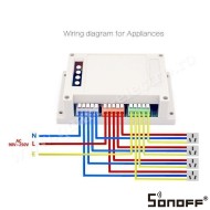 INTRERUPATOR WIFI 4CH Pro R2, 220V SONOFF
