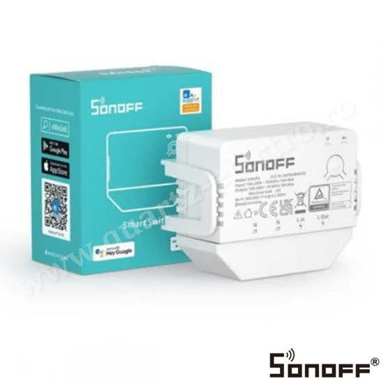 COMUTATOR MINI R3 PENTRU RELEE INTELIGENTE WIFI + eWeLink-Remote (BLUETHOOT) CU MOD DIY (REST API) SONOFF COMUTATOR MINI R3 PENTRU RELEE INTELIGENTE WIFI + eWeLink-Remote (BLUETHOOT) CU MOD DIY (REST API) SONOFF