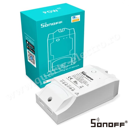 RELEU WIRELESS MASURARE CONSUM DE ENERGIE POW R2 SONOFF