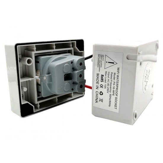 PRIZA EXTERIOR 10A  WIFI APLICATA SONOFF