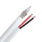 CABLU COAXIAL RG59 75OHM CUPRU CU ALIMENTARE 2X0.5