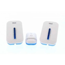 SONERIE FARA FIR, ALIMENTARE 230V, ACOPERIRE 150M, 2 SONERII WELL SONERIE FARA FIR, ALIMENTARE 230V, ACOPERIRE 150M, 2 SONERII WELL