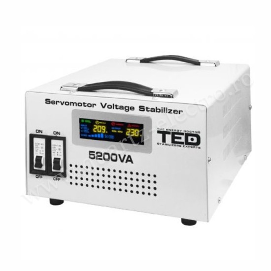 STABILIZATOR AUTOMAT DE TENSIUNE CU SERVOMOTOR 5200VA TED STABILIZATOR AUTOMAT DE TENSIUNE CU SERVOMOTOR 5200VA TED