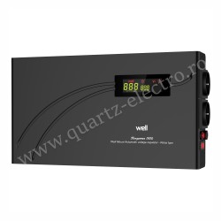 STABILIZATOR AUTOMAT DE TENSIUNE CU RELEU 1500VA/900W WELL STABILIZATOR AUTOMAT DE TENSIUNE CU RELEU 1500VA/900W WELL