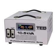 STABILIZATOR AUTOMAT DE TENSIUNE CU SERVOMOTOR 10.500VA TED
