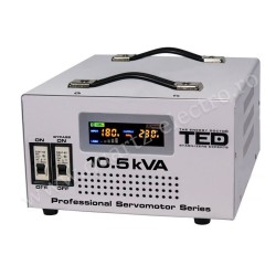 STABILIZATOR AUTOMAT DE TENSIUNE CU SERVOMOTOR 10.500VA TED STABILIZATOR AUTOMAT DE TENSIUNE CU SERVOMOTOR 10.500VA TED