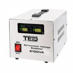 STABILIZATOR AUTOMAT DE TENSIUNE CU SERVOMOTOR 2100VA TED STABILIZATOR AUTOMAT DE TENSIUNE CU SERVOMOTOR 2100VA TED
