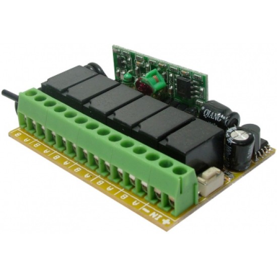 RECEPTOR PENTRU AUTOMATIZARI 6/8 CANALE RECEPTOR PENTRU AUTOMATIZARI 6/8 CANALE