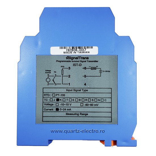 CONVERTOR SEMNAL PROGRAMABIL IST-D CONVERTOR SEMNAL PROGRAMABIL IST-D