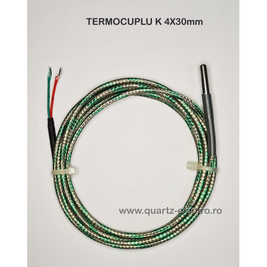 TERMOCUPLU K 4X30mm TERMOCUPLU K 4X30mm