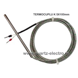 TERMOCUPLU K 5X100mm