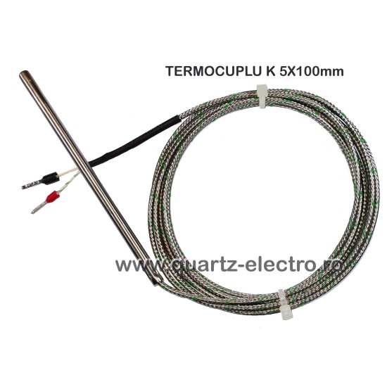 TERMOCUPLU K 5X100mm