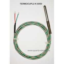 TERMOCUPLU K 6X50 