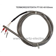 TERMOREZISTENTA PT100 4X100mm
