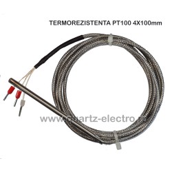 TERMOREZISTENTA PT100 4X100mm
