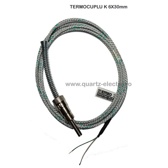 TERMOCUPLU K 6X30mm TERMOCUPLU K 6X30mm