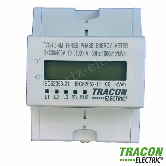 CONTOR ELECTRONIC TRIFAZAT DE ENERGIE ELECTRICA, AFISAJ LCD, 4 MOD TRACON CONTOR ELECTRONIC TRIFAZAT DE ENERGIE ELECTRICA, AFISAJ LCD, 4 MOD TRACON