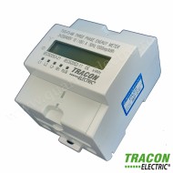 CONTOR ELECTRONIC TRIFAZAT DE ENERGIE ELECTRICA, AFISAJ LCD, 4 MOD TRACON