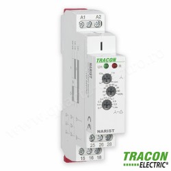 Releu de timp stea-triunghi AC/DC12-240V t1:0,1s-10min t2:0,1s-1s 16A/AC1 250VAC/24VDC TRACON