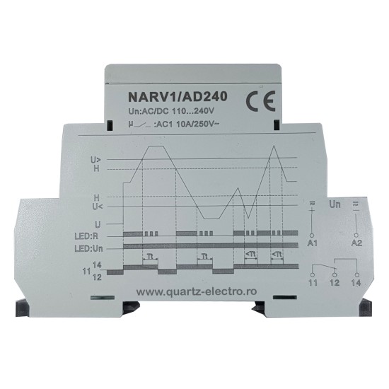 NARV1 RELEU SUPRAVEGHERE RETEA MONOFAZATA TRACON NARV1 RELEU SUPRAVEGHERE RETEA MONOFAZATA TRACON