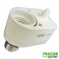 ADAPTOR PENTRU DETECTOR DE MISCARE CU MICROUNDE IN SOCLU E27 TRACON