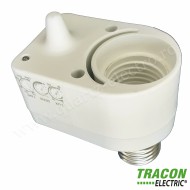 ADAPTOR PENTRU DETECTOR DE MISCARE CU MICROUNDE IN SOCLU E27 TRACON