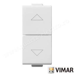 INTRERUPATOR JALUZELE 1 MODUL ALB 2 BUTOANE INTERBLOCABILE VIMAR 09062 INTRERUPATOR JALUZELE 1 MODUL ALB 2 BUTOANE INTERBLOCABILE VIMAR 09062