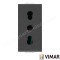 PRIZA ST ITALIAN 1 MODUL NEGRU VIMAR NEVE 09203.CM