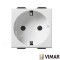 PRIZA SCHUKO ST GERMAN 2 MODULE ALB VIMAR NEVE 09208