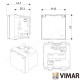 PRIZA SCHUKO ST GERMAN ALBA CU CAPAC 2 MODULE VIMAR NEVE 09208.C PRIZA SCHUKO ST GERMAN ALBA CU CAPAC 2 MODULE VIMAR NEVE 09208.C