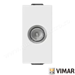 PRIZA  ALBA TATA TV-RD-SAT 1 MODUL VIMAR NEVE 09300.01