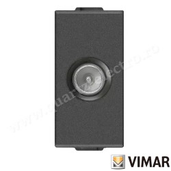PRIZA NEGRU TATA TV-RD-SAT 1 MODUL VIMAR NEVE 09300.01.CM