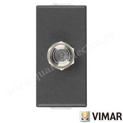 PRIZA COAXIALA NEGRU MAMA TIP F VIMAR NEVE 09318.CM PRIZA COAXIALA NEGRU MAMA TIP F VIMAR NEVE 09318.CM