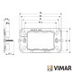 SUPORT 3 MODULE CU SURUBURI VIMAR NEVE 09613 SUPORT 3 MODULE CU SURUBURI VIMAR NEVE 09613