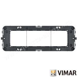 SUPORT 7 MODULE CU SURUBURI VIMAR NEVE 09617