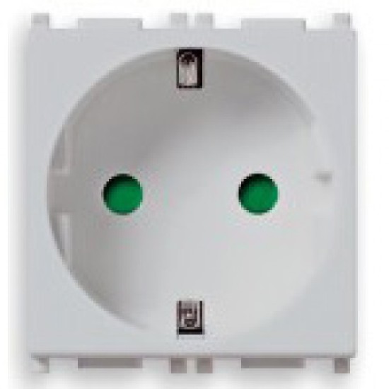 PRIZA STANDARD GERMANA 2 MODULE 250V AC VIMAR PLANA 14208 PRIZA STANDARD GERMANA 2 MODULE 250V AC VIMAR PLANA 14208