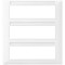 PLACA ORNAMENT 21 MODULE VIMAR PLANA 14691.01